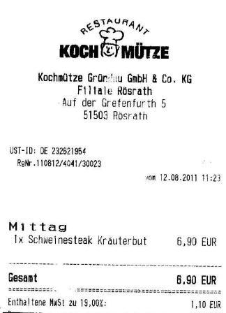 mjsn Hffner Kochmtze Restaurant